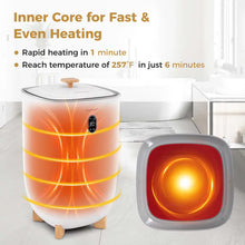 Load image into Gallery viewer, 40 L Large Towel Warmer Bucket for Bathroom, Upgraded Towel Heater with 2 Fragrant Disc Holders, Blanket Warmer with 4-Level Timer, Auto Shut Off