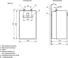 Load image into Gallery viewer, Vaillant 0010021140 Chauffe-eau, système ouvert Blanc.
