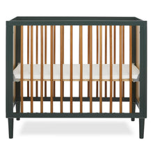 Load image into Gallery viewer, Dream on Me Lucas Mini Modern Crib with Rounded Spindles I Convertible Crib I Mid - Century Meets Modern I Portable Crib