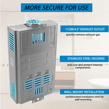 Load image into Gallery viewer, BreeRainz 18LPM Chauffe-Eau à Gaz,36KW Chauffe-Eau à Gaz Instantané Propane Butane,Pression d'eau de Démarrage Super Basse,pour Maison,Camping-car