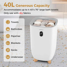 Load image into Gallery viewer, 40 L Large Towel Warmer Bucket for Bathroom, Upgraded Towel Heater with 2 Fragrant Disc Holders, Blanket Warmer with 4-Level Timer, Auto Shut Off