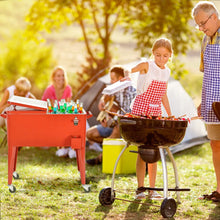 Load image into Gallery viewer, Chariot Isotherme Roulant de 76L Réfrigérant avec Roulettes Universelles Ouvre-bouteille Desserte Jardin pour Conserver Glace et Boissons -