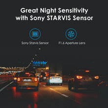 Load image into Gallery viewer, VIOFO 2K Dash Cam 2560x1440p Quad HD+ Car Dash Camera, Ultra Clear Night Vision, GPS Included, Buffered Parking Mode, True HDR, A119 V3