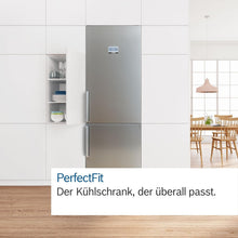 Load image into Gallery viewer, KGN367LDF- Srie 4,Rfrigrateur combin pose-libre,186 x 60 cm,Inox