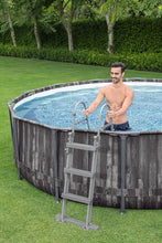 Load image into Gallery viewer, FORNOR 56141 Piscine + Filtre Bombe 366 x H 100 cm,Effet Bois