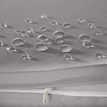 Load image into Gallery viewer, Bain de soleil transat meuble jardin rond modulable gris 2208062 -