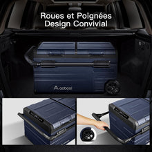 Load image into Gallery viewer, 115L Glaciere Electrique Double Zone,Glaciere a Compression WiFi APP,12 V/24 V et 100-240 V Frigo Camping,-20 à 20 pour Voiture,Camion,Bateau,Camping,Car,Caravanes,Voyageant,Maison