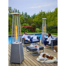 Load image into Gallery viewer, Chauffage extérieur gaz - Pyramide - Noir - 13 kW - Housse de protection Favex -
