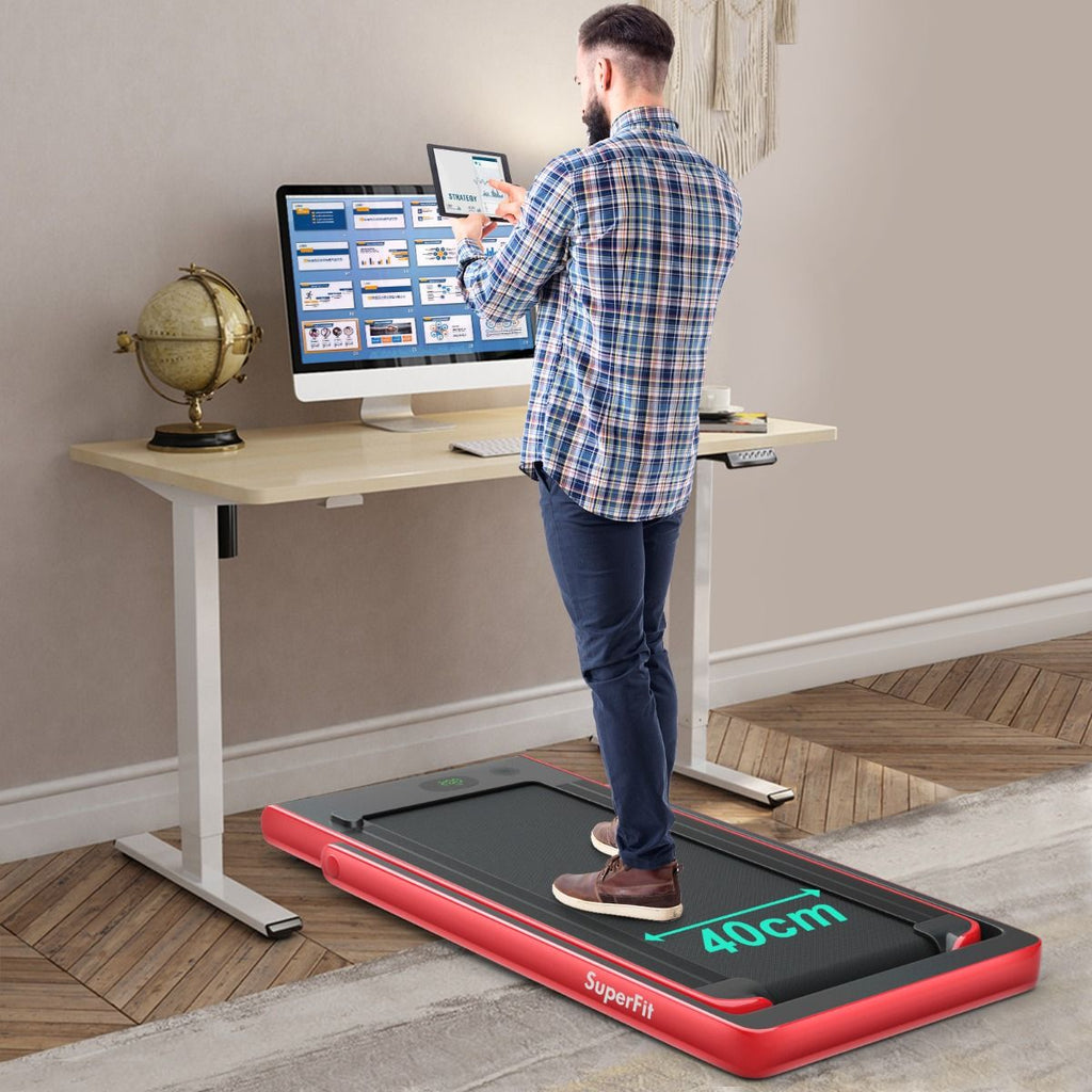 2 en 1 Tapis de Course Electrique Pliable 1 à 12 Km/H avec Haut-parleur Bluetooth Télécommande Moteur 0,75HP Vert/Blanc/Noir/Rouge/Or/Noir et Argenté/Bleu -