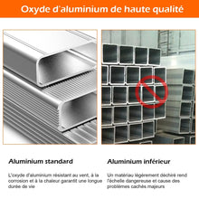 Load image into Gallery viewer, chelle Polyvalente 5 en 1 avec 2 Montants 4 Plis 15 Echelons Pliable et Multifonction Capacit 150kg en Aluminium -