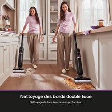 Load image into Gallery viewer, EUREKA RapidWash NEW730 Aspirateur Laveur sans Fil Aspiration 21600 Pa, Lavage Eau Chaude 85 °C, Séchage 5 Minutes Air Chaud, Anti Emmêlement 2,0, Conception à Plat, Autonomie 40 Mins Ininterrompue