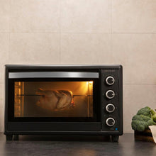 Load image into Gallery viewer, Cecotec Four Convection de Table de 60 Litres Bake&amp;Toast 6090 Black Gyro, 2200 W, Lumière Intérieure, 12 Fonctions, Température Jusqu’à 230º, Porte à Double Verre, Inclut Tournebroche