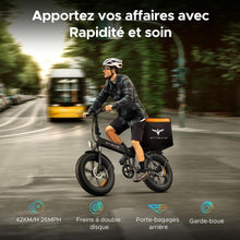 Load image into Gallery viewer, EP-2 Pro Vélo électrique Pliable 20 × 4.0 Fat Bike Electrique 7 Vitesses avec Batterie Amovible 48V 13Ah Autonomie 120km Tout-Terrain &amp; VTT &amp; Plage &amp; Neige -