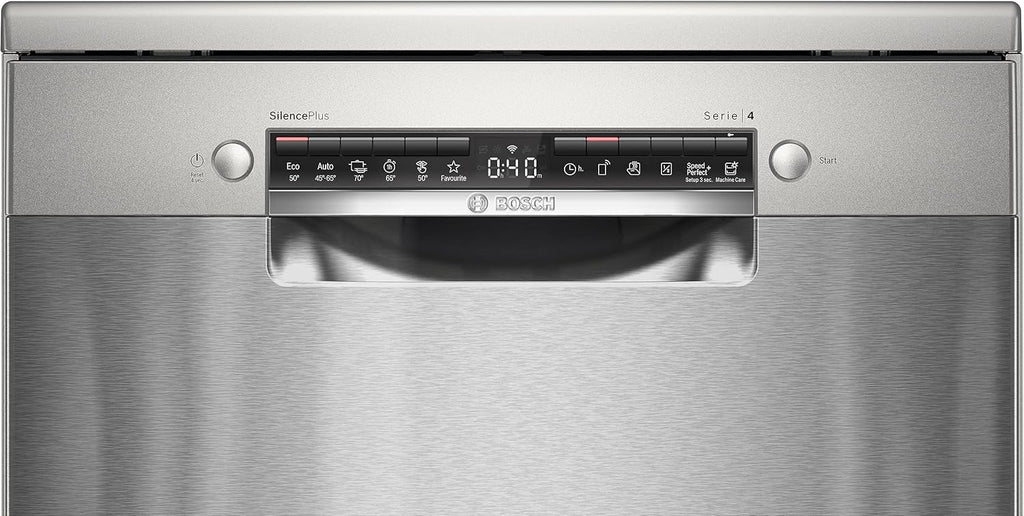 SMS4EMI01E - Srie 4 - Lave-vaisselle Pose-libre - 60 cm - 14 couverts - Silence Plus 42 dB - Inox -