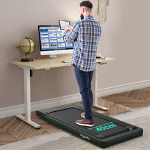 Load image into Gallery viewer, 2 en 1 Tapis de Course Electrique Pliable 1 à 12 Km/H avec Haut-parleur Bluetooth Télécommande Moteur 0,75HP Vert/Blanc/Noir/Rouge/Or/Noir et Argenté/Bleu -