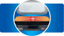 Load image into Gallery viewer, Attitude2go,Barbecue de Table à Faible fumée,BBQ Portable,à Couvercle,thermomètre,et Grille en Fonte,Alimentation : Cartouche de gaz CV 470 Plus,Gris