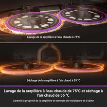 Load image into Gallery viewer, EUREKA J15 Pro Ultra Aspirateur Robot,Robot Aspirateur Laveur 16200 Pa,Nettoyage des Bords,Brosse Anti Enchevêtrement,Lavage de Serpillière à l'eau Chaude 75℃,Base Autonettoyante