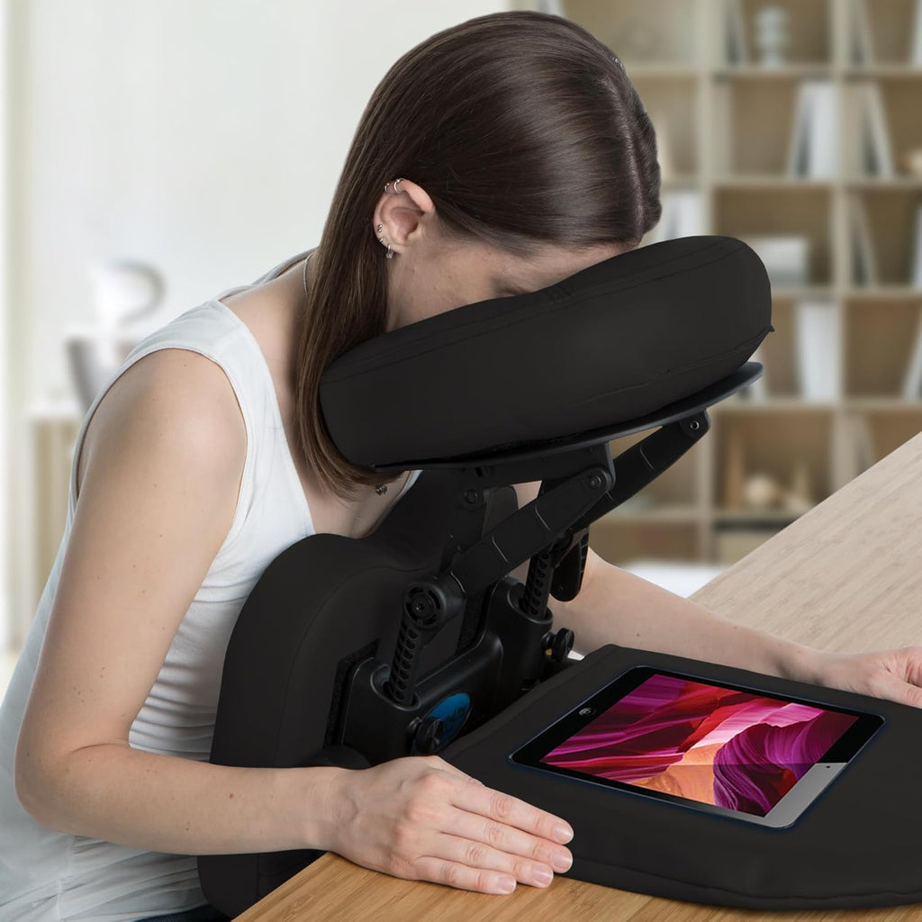 EARTHLITE Travelmate Accessoire pour table de massage - kit de massage têtière et dessus de table, équipement pour récupération post-vitrectomie
