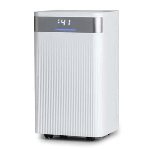 32 Pints 2000 Sq.ft Basement Dehumidifier with Drain Hose, 24H Timer & 3-Color Indicator, Quiet Portable Dehumidifier for Home, Bedroom, Bathroom